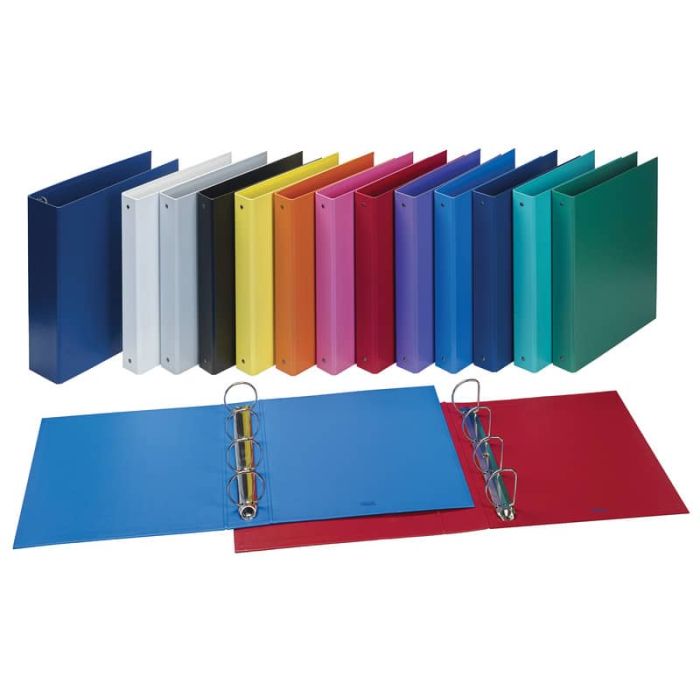 Raccoglitore FAVORIT Europa 29,5x32 cm 4 anelli tondi Ø 50 mm blu 100460446 main product photo