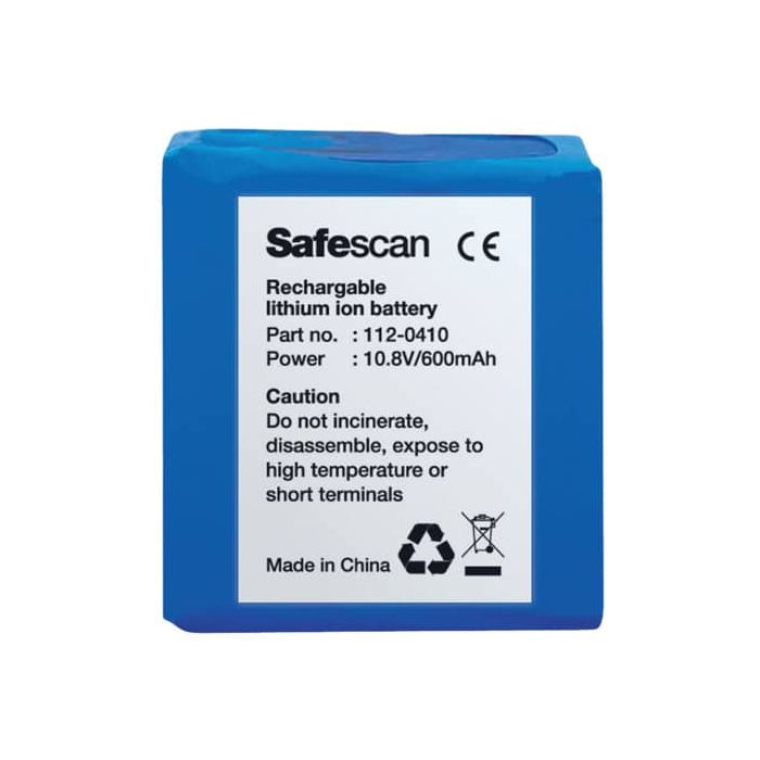 Batteria al litio ricaricabile per rilevatore banconote Safescan LB-105 nero - 112-0410 main product photo