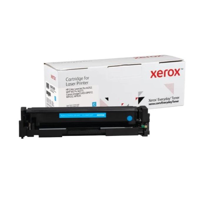 Toner Everyday Xerox Cyan compatibile con HP 201A (CF401A), capacita' standard main product photo