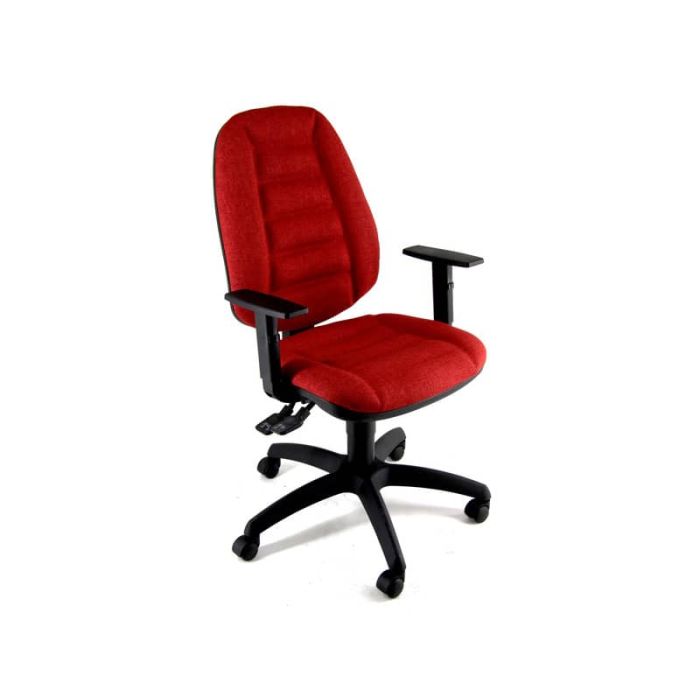 Sedia operativa girevole Unisit Cerere CRSY Eco Smart - rivestimento Eco - rosso - CRSY/ER main product photo