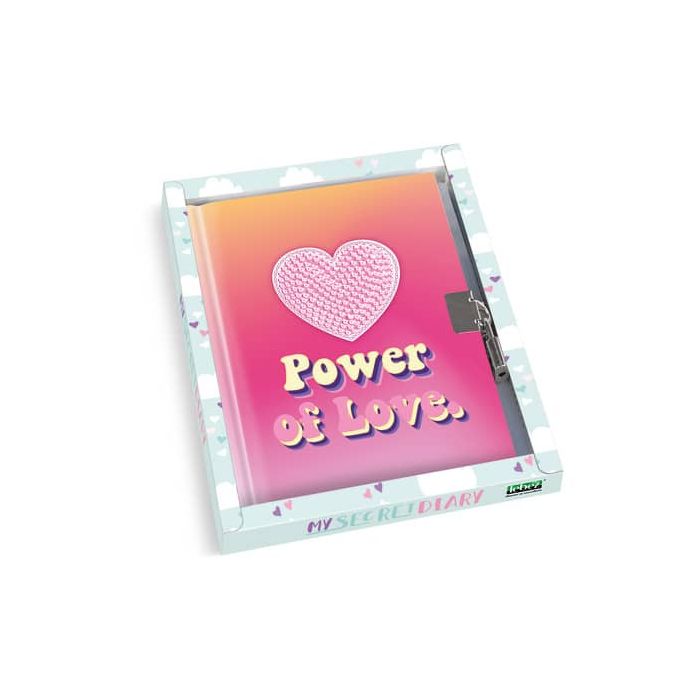 Diario dei segreti con lucchetto Lebez fantasia Girls Power 81377 main product photo