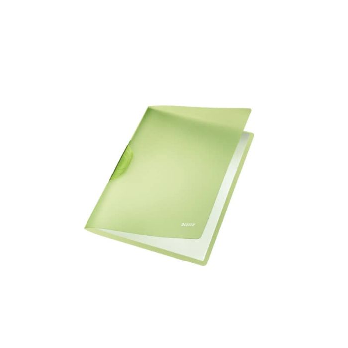 Cartelline di archiviazione con clip max 30 fogli Leitz COLOR CLIP Rainbow in PPL A4 verde - 41760155 main product photo