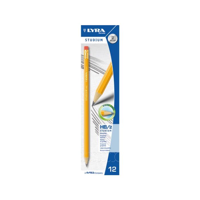 Matita con gomma LYRA Studium HB Medium L1280100 main product photo