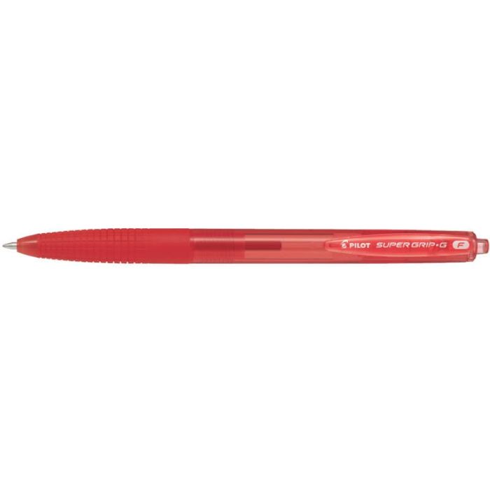 Penne a sfera a scatto Pilot Supergrip G punta F rosso 1640 main product photo