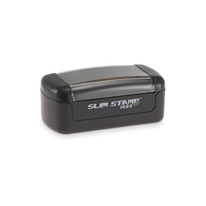 Timbro di testo preinchiostrato - tascabile - Slim Stamp 1444 Z style - Trodat 12x41 mm 103067 main product photo