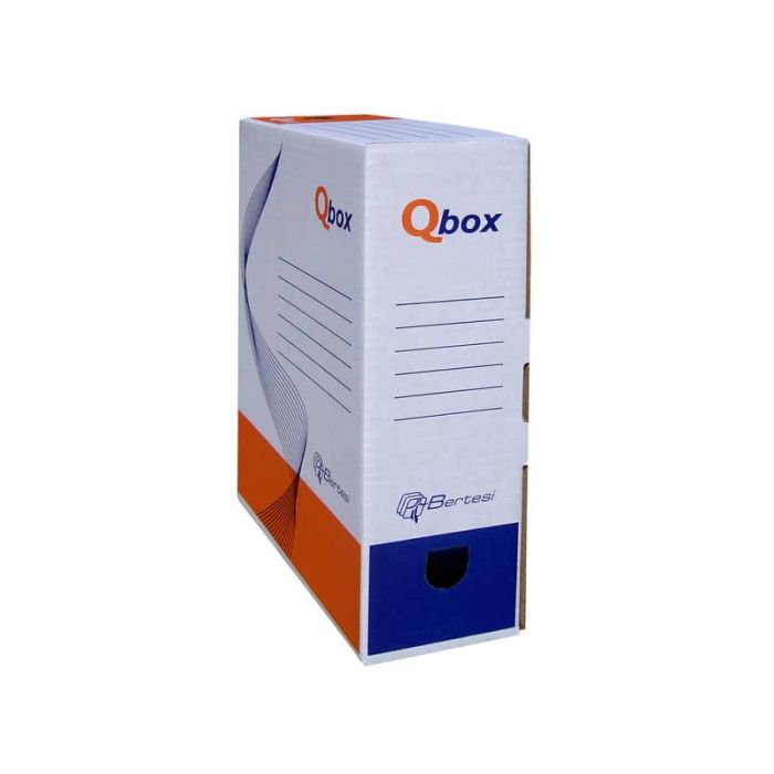 Scatola archivio in cartone QBOX 25x33 cm - dorso 10 cm bianco 8010.1600 main product photo