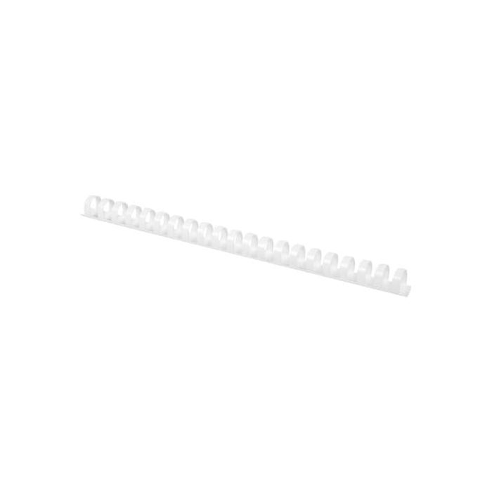 Spirali in PVC per rilegatura Q-Connect 18 mm - colore bianco - conf. 50 pezzi - KF32115 main product photo