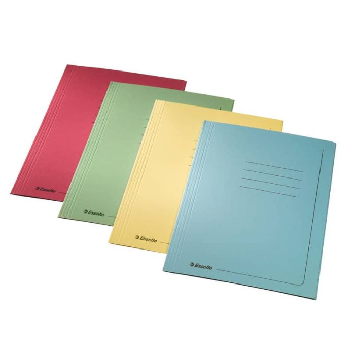 Cartelle a 3 lembi Esselte MANILLA 25x35 cm A4 295 g/m² giallo conf.25 - 55131 main product photo