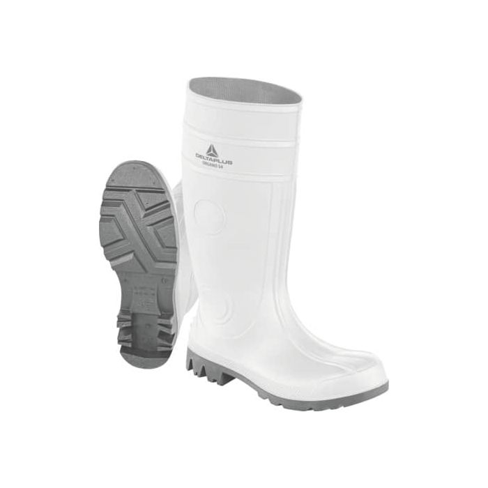 Stivali di sicurezza in PVC ORGANO S4 bianco-grigio Delta Plus misura 43 - ORGANS4BC43 main product photo