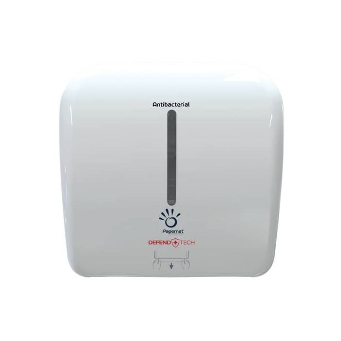 Dispenser autocut Universus antibatterico Defend Tech 33,3 x 32,1 x 22,6 cm Papernet Manuale - 419271 main product photo