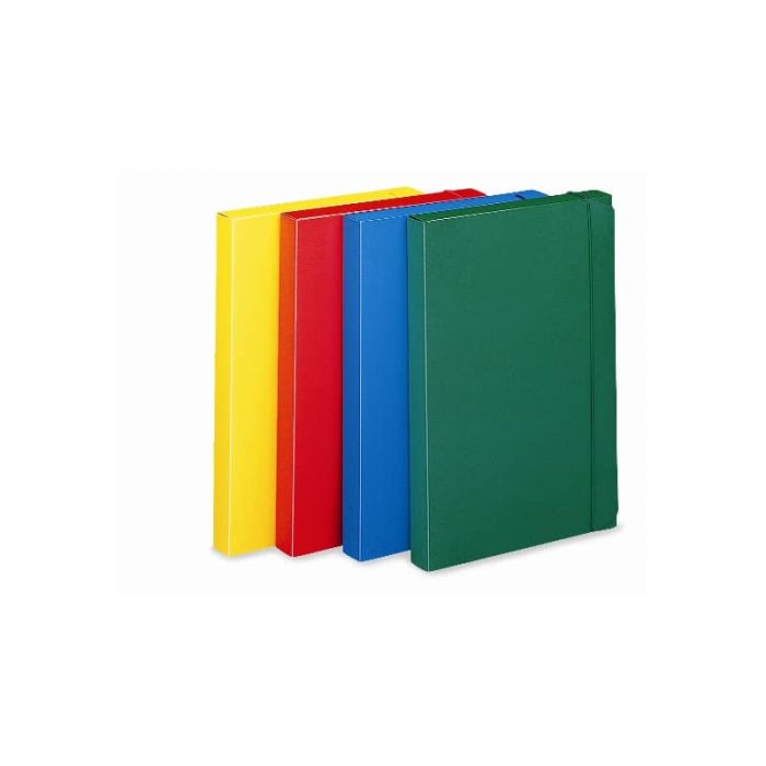 Cartella portaprogetti con elastico LEONARDI 24x35 cm dorso 3 cm verde U140VE main product photo