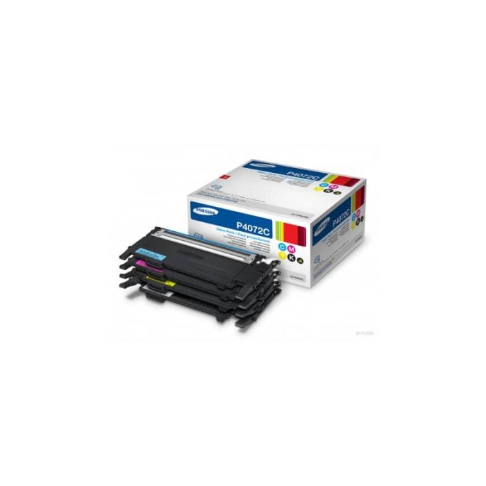 Toner CLT-P4072C Samsung ciano+magenta+giallo +nero Conf. 4 - SU382A main product photo