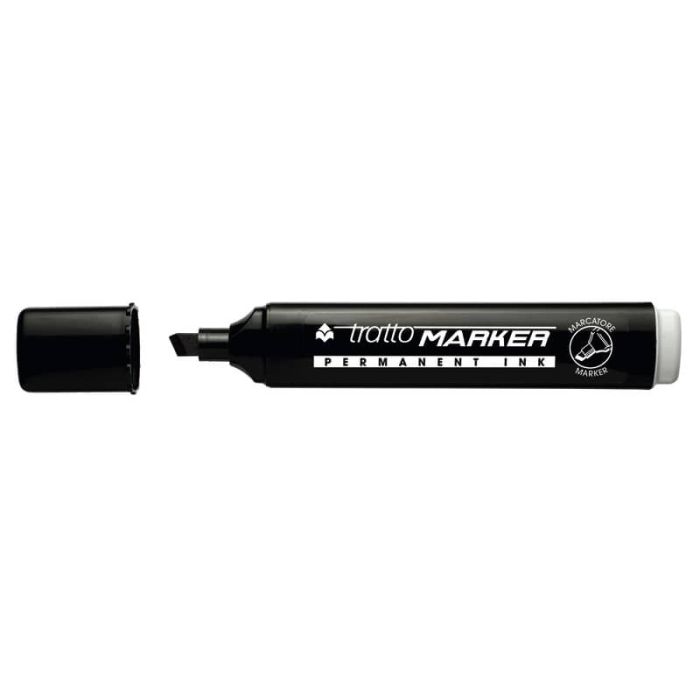 Marcatore permanente TRATTO Marker punta a scalpello 1-5 mm nero 840103 main product photo