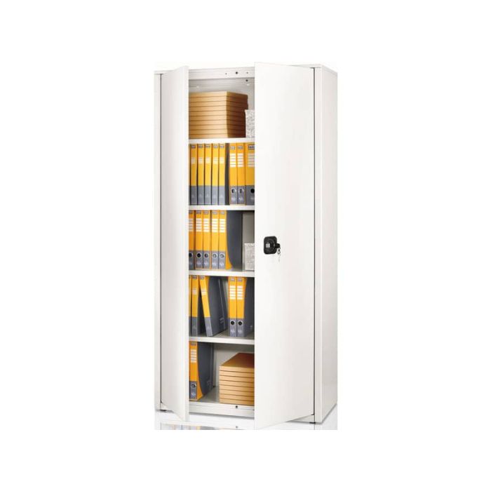 Armadio in metallo a porte battenti A-ECO-90 - 90x41x200 cm Tecnical 2 bianco main product photo