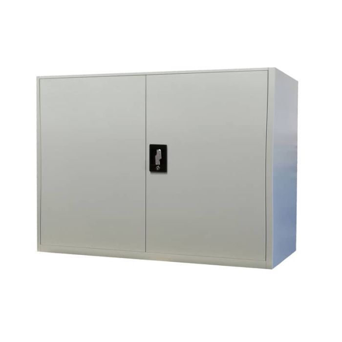 Armadio in metallo KUBO 1 vano / 1 ripiano grigio L100xP45xH90 cm BB100 G main product photo