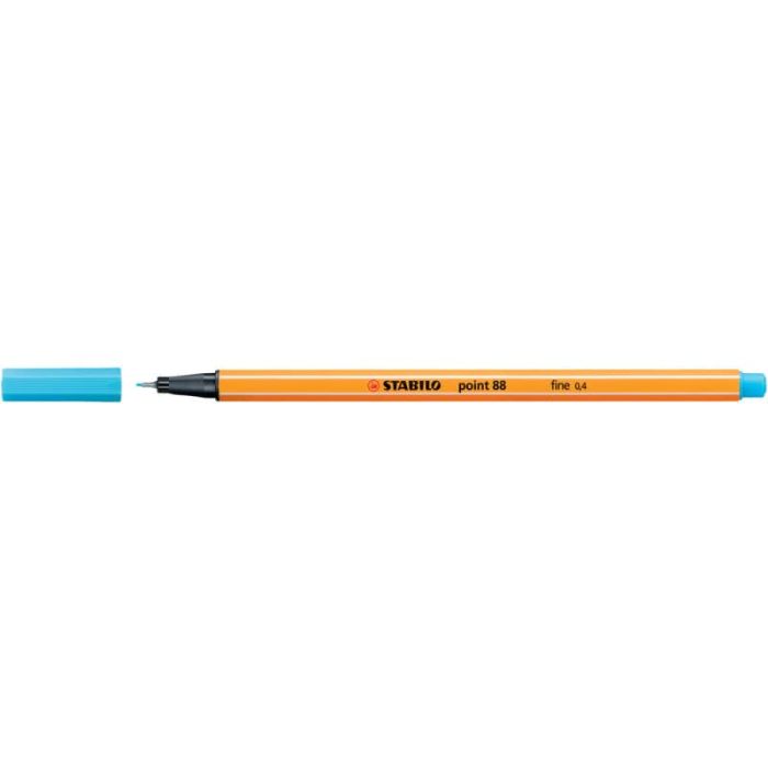 Fineliner Stabilo Point 88 0,4 mm azzurro - 88/57 main product photo