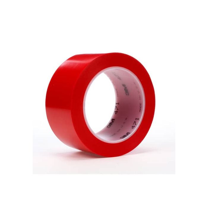 Nastro per segnaletica Scotch rotolo in vinile rosso 471 ROSSO main product photo