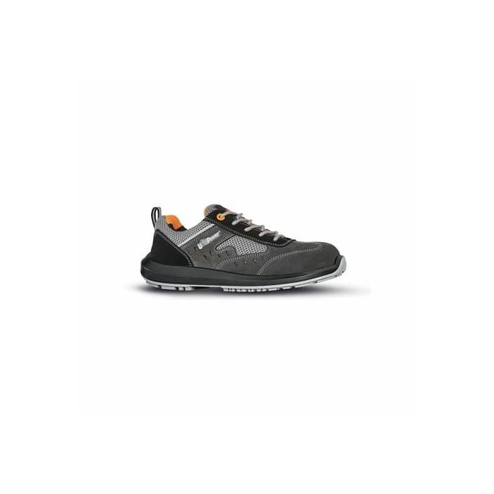Calzatura di sicurezza Brezza S1P SRC RockeRoll - pelle scamosciata morbida - numero 41 - grigio - U-Power main product photo