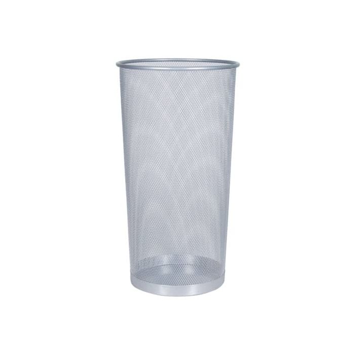 Portaombrelli in metallo Q-Connect 22.6 l h 50 cm x diametro 27,5 cm argento KF00828 main product photo