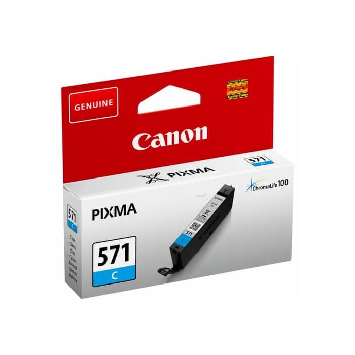 CANON SERBATOIO INCHIOSTRO CIANO CLI-571 XLC main product photo