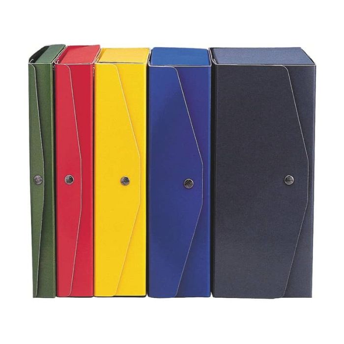 Scatola archivio King Mec Project - dorso 4 - 26x36 cm giallo 23306 main product photo