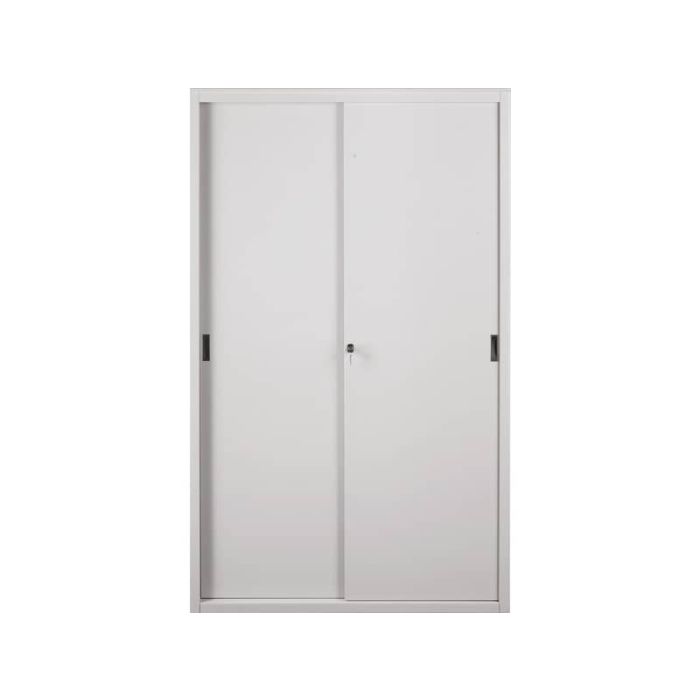 Armadio in metallo a porte scorrevoli 612 - 120x45x200 cm Tecnical 2 grigio main product photo