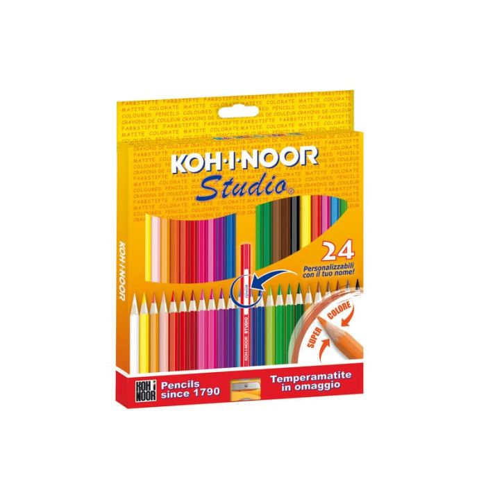 Astuccio matite colorate KOH-I-NOOR Legno 24pz - DH3325 main product photo
