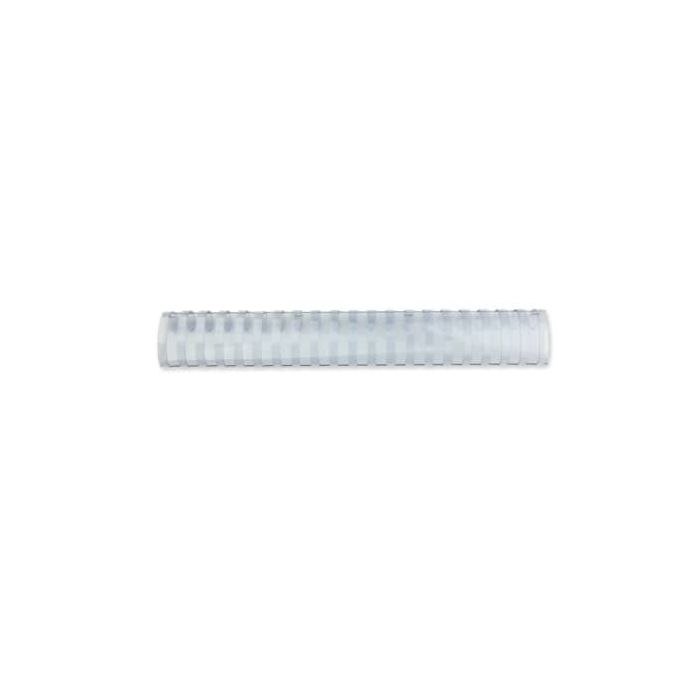 Dorsi plastici a 21 anelli GBC CombBind 38 mm A4 bianco - fino a 330 fogli conf da 50 dorsi - 4028205 main product photo
