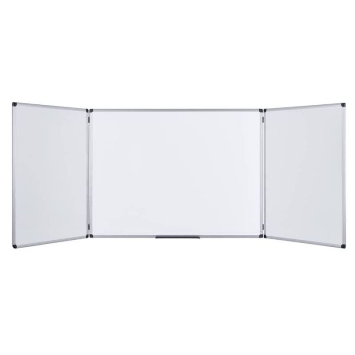 Lavagne cancellabili Bi-office Maya Trio pieghevole magnetica bianca smaltata 120X90 cm. bianco - TR02030207170 main product photo
