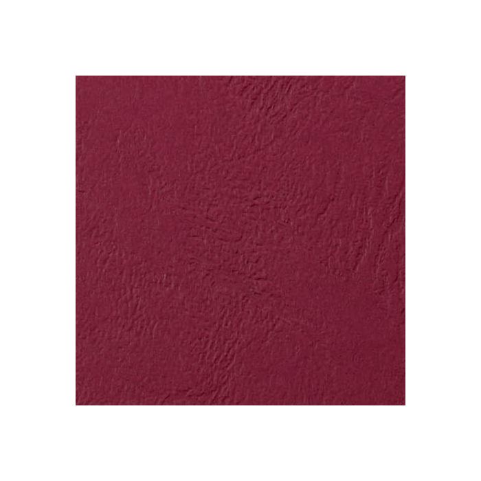 Copertine per rilegatura GBC Leathergrain in cartoncino goffrato A4 rosso scuro - conf. 100 pezzi - CE040030 main product photo