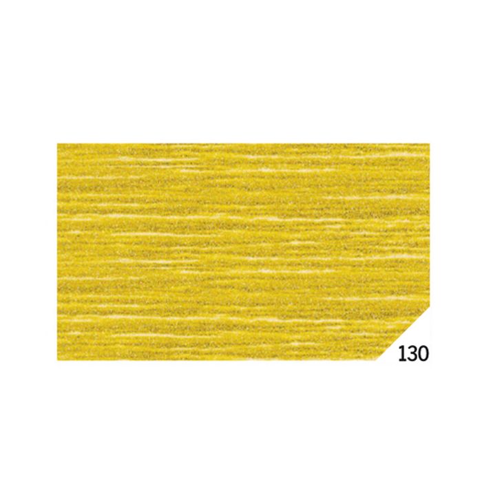 Carta crespa - 50x150cm - oro metal 130 - Rex Sadoch - conf.10 rotoli main product photo