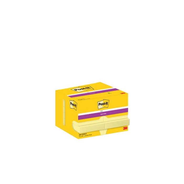 BLOC POST-IT SUPSTIC656-12SSCY- cfz 12 main product photo