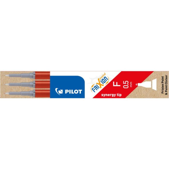 Refill sfera Pilot Frixion Point Clicker 0,5 mm rosso set da 3 - 006422 main product photo