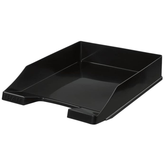 Vaschetta portacorrispondenza accatastabile KLASSIK A4/C4 HAN in polistirolo nero - 1027-X-13 main product photo