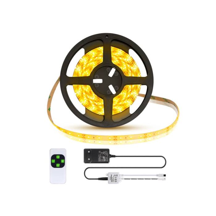 Striscia LED a basso voltaggio 5 m Aigostar luce calda B10301TYR main product photo