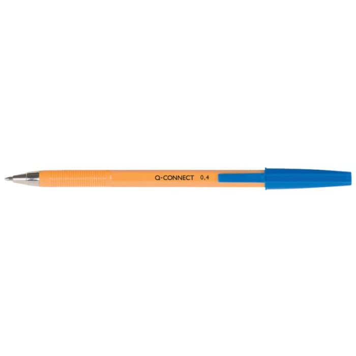Penna a sfera Q-Connect F blu conf. da 20 - KF34047 main product photo