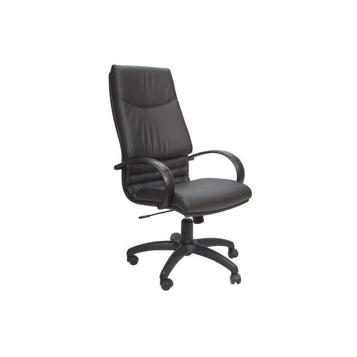 Poltrona direzionale Unisit Cygnus rivestimento sky nero schienale fisso alto - CYP/KN main product photo