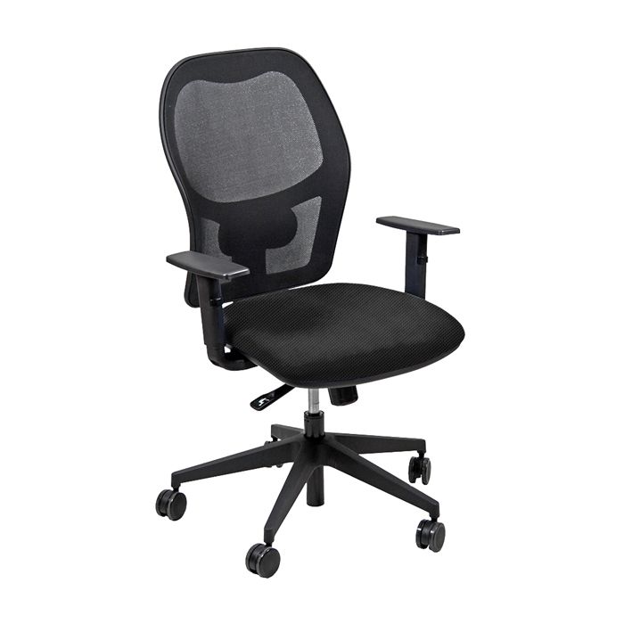 Seduta ergonomica Hubble - tessuto idrorepellente antimacchia - nero - Unisit main product photo