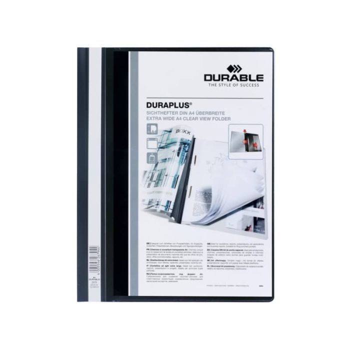 Cartellina ad aghi DURABLE DURAPLUS® A4 nero 257901 main product photo
