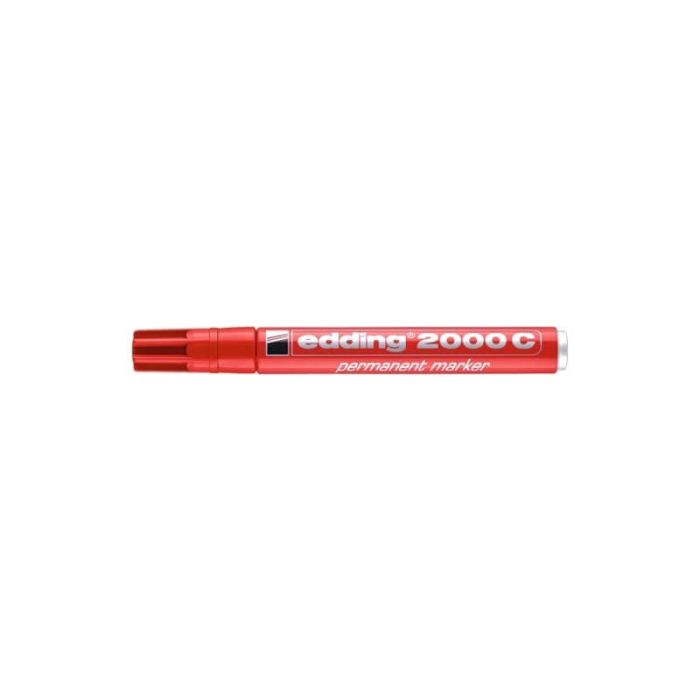 Marcatore permanente edding 2000 C punta conica 1,5-3 mm rosso 4-2000C002 main product photo