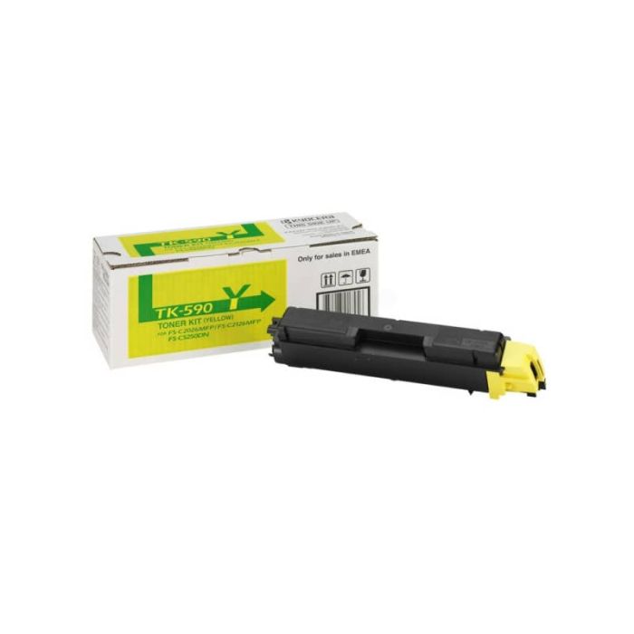 Toner TK-590Y Kyocera-Mita giallo 1T02KVANL0 main product photo
