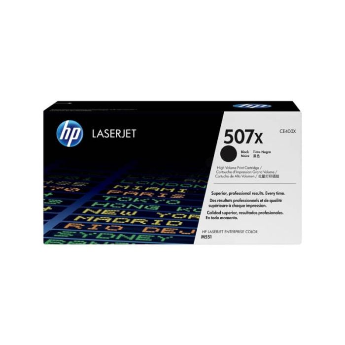 Toner alta capacità 507X HP nero CE400X main product photo