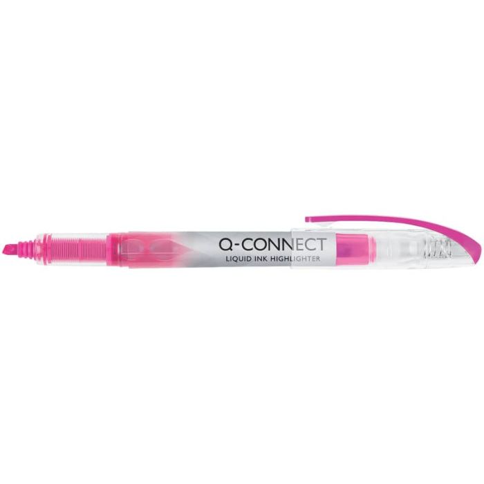 Evidenziatore a penna Q-Connect 1-4 mm rosa KF00398 main product photo