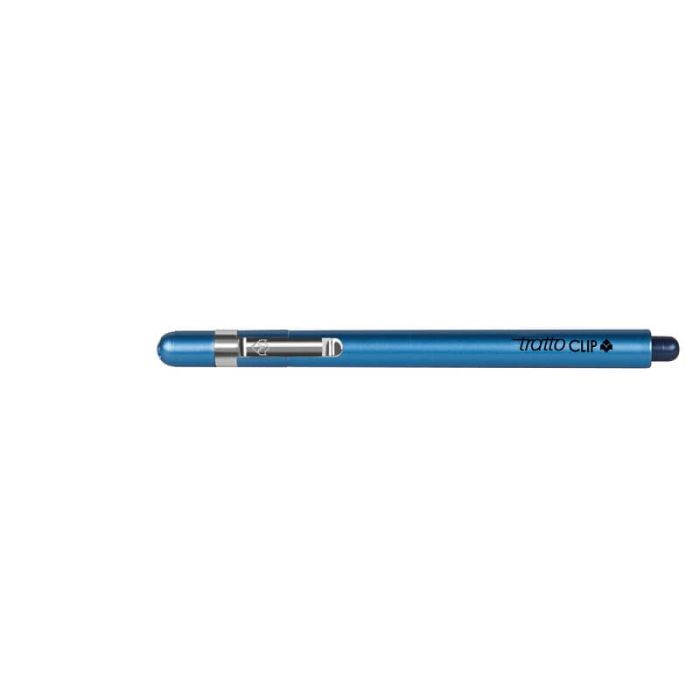 Penna a punta sintetica TRATTO Clip 0,8 mm blu 803801 main product photo