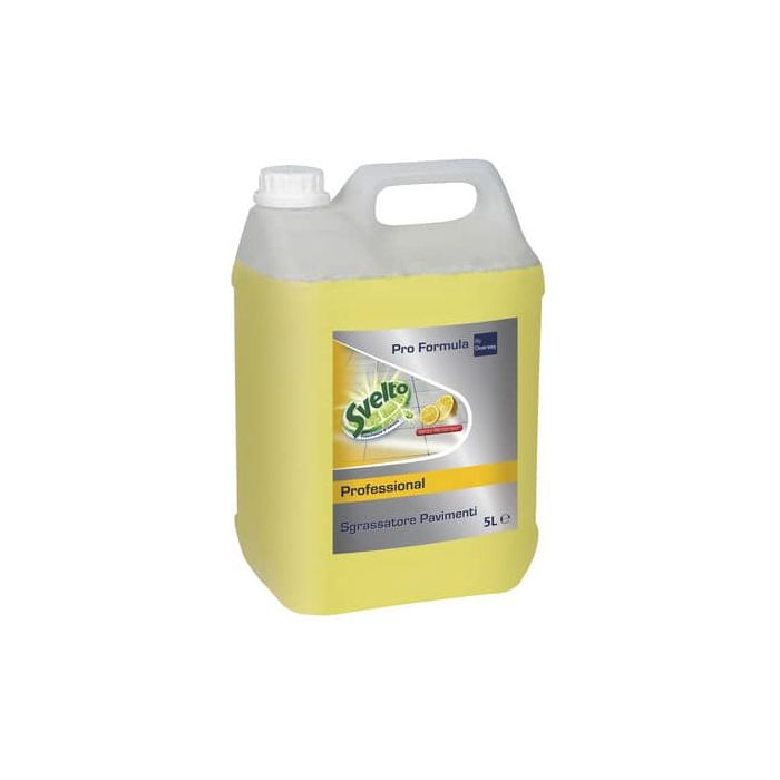 Sgrassatore pavimenti professionale fragranza limone Svelto tanica 5 L giallo - 7514364 main product photo