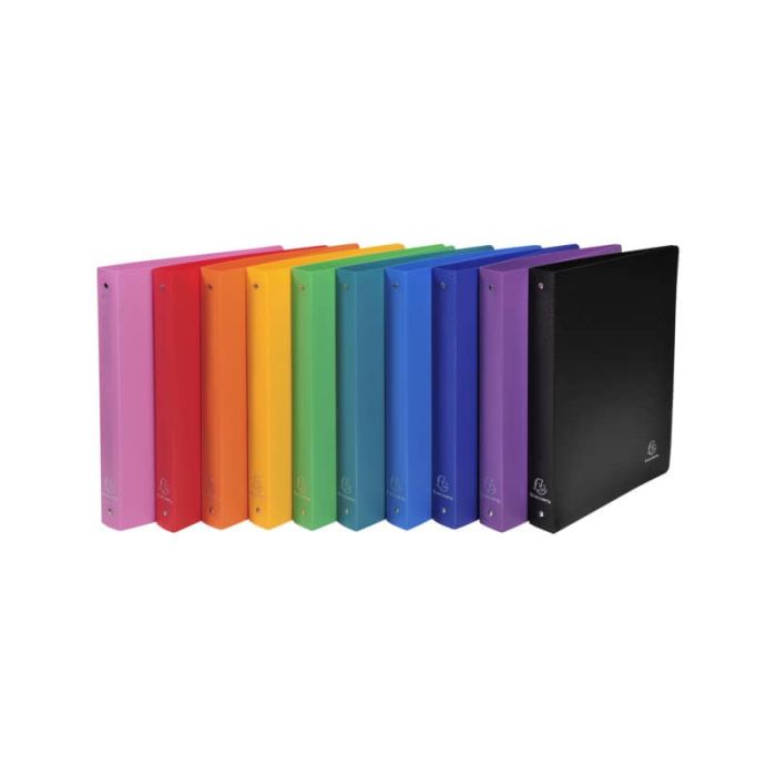 Raccoglitore ad anelli Exacompta LINEA OPACO 4 anelli Ø 30 mm ppl A4 MAXI 297x242 10 colori assortiti - 51699E main product photo