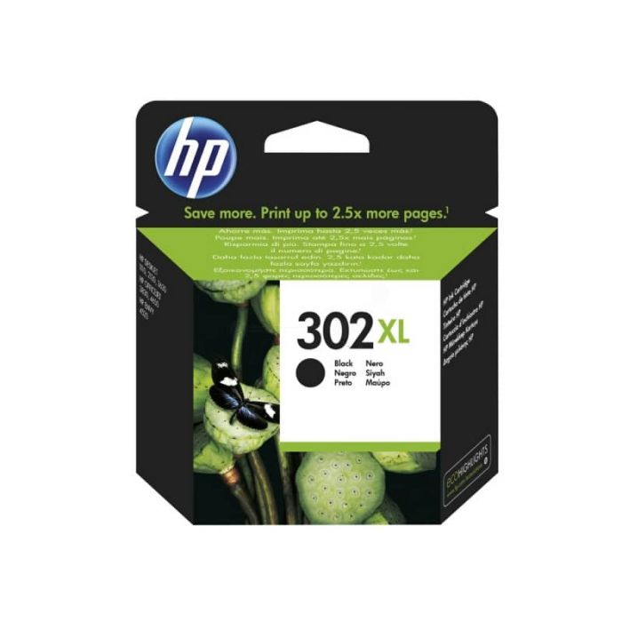 Cartuccia inkjet alta resa 302XL HP nero F6U68AE main product photo