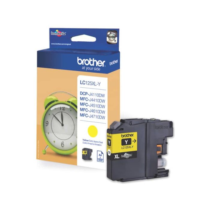 Cartuccia inkjet alta resa LC-125 Brother giallo LC-125XLY main product photo