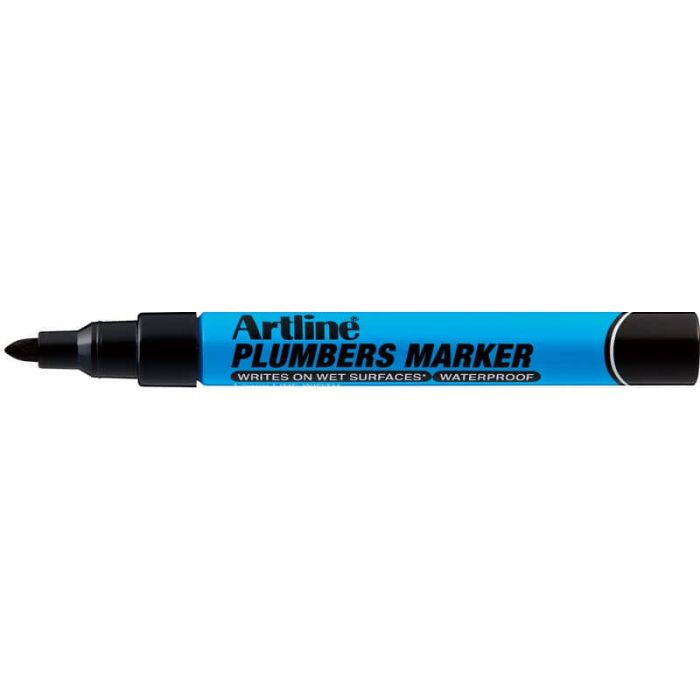 Marcatore permanente Plumbers Artline - per idraulica - punta tonda 1,5 mm nero A PLM/N main product photo