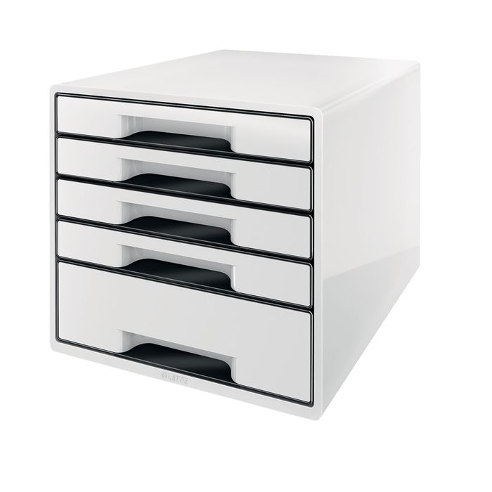 Cassettiera drawer Cabinet CUBE 5 bianco Leitz main product photo